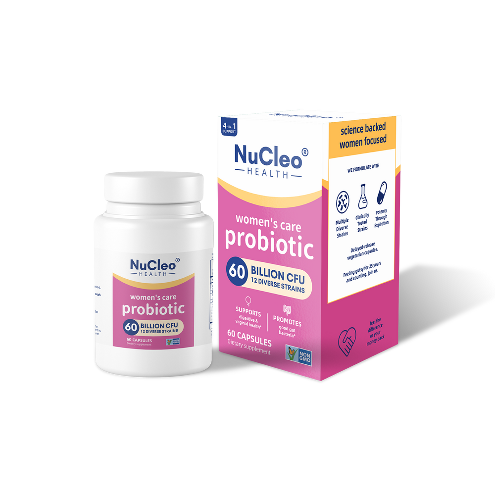 Women's Care Bio Cultures Complex Probiotics and Prebiotics - 60 Billion CFU - 60 Probiotic Complex Capsules for Women