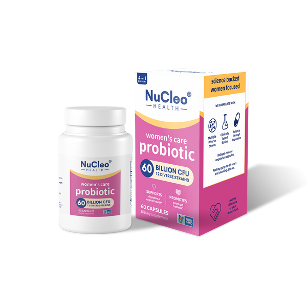 Women's Care Bio Cultures Complex Probiotics and Prebiotics - 60 Billion CFU - 60 Probiotic Complex Capsules for Women