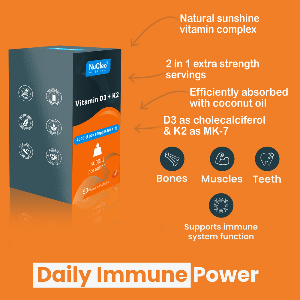 Vitamin D3 4000iu + K2